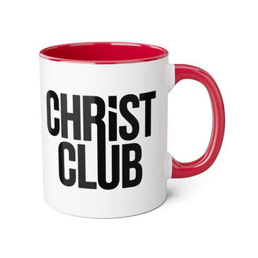 Faith Culture - Christ Club - Christian Accent Coffee Mug, 11oz