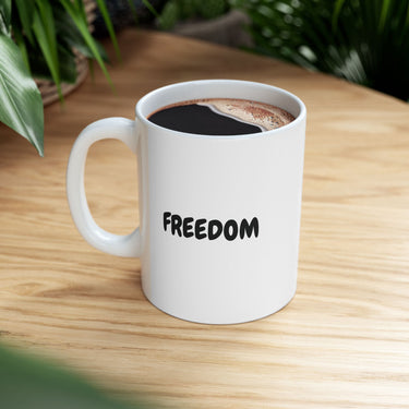 Faith Culture – FREEDOM Christian Mug – Inspirational Faith-Based Coffee Cup, 11oz & 15oz