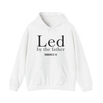 Faith Culture Led By The Father Christian Hoodie | Romans 8:14 Father’s Day Gift