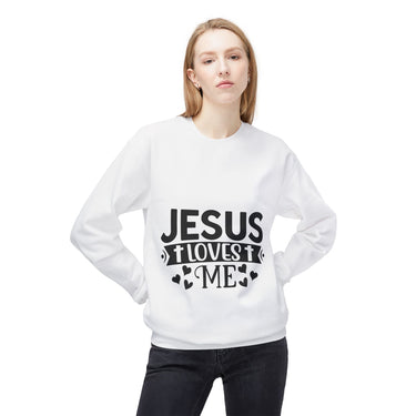Faith Culture - Jesus Loves Me Christian Sweatshirt | Inspiring Everyday Reminder of God’s Love