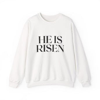 He Is Risen Minimal Easter Sweatshirt