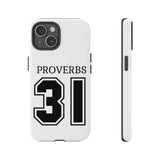 Faith Culture – Proverbs 31 Christian Tough Phone Case iPhone 15 Glossy
