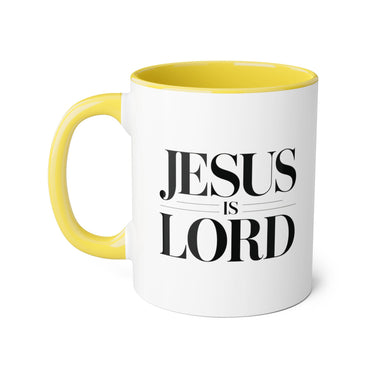 Faith Culture - Jesus Is Lord - Christian Accent Coffee Mug, 11oz