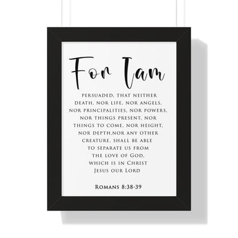 Boundless Love - Romans 8:38-39 - Christian Wall Art