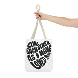 Faith Culture - Serve One Another in Love Christian Tote Bag - Galatians 5:13 Bible Verse