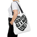 Faith Culture - Serve One Another in Love Christian Tote Bag - Galatians 5:13 Bible Verse