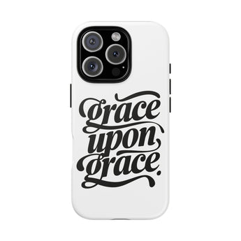Faith Culture – Grace Upon Grace Christian Tough Phone Case iPhone 16 Pro Matte