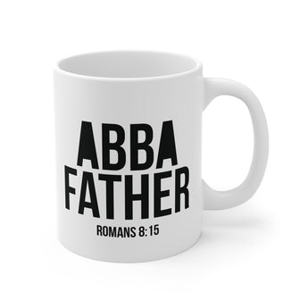 Faith Culture Abba Father Christian Mug | Romans 8:15 Father’s Day Gift