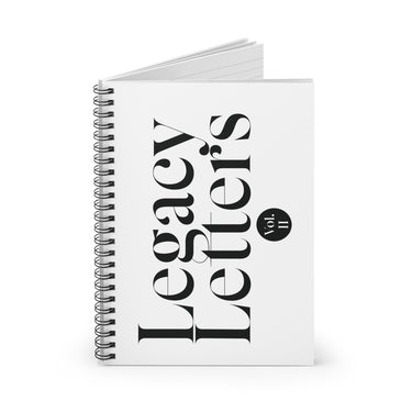 Faith Culture - Legacy Letters Vol. II Christian Spiral Notebook | Faith & Reflection Journal