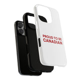 Faith Culture – Proud to Be Canadian Phone Case | Minimalist Canada Day Accessory for All Phones