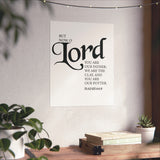 Faith Culture - Lord You Are Our Father Christian Poster Isaiah 64:8 Scripture Wall Art