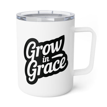 Faith Culture – Grow in Grace – Christian Coffee and Tea Mug, 10oz 10oz White