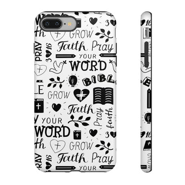 Prayer and Faith Christian Tough Phone Cases iPhone 8 Plus Matte