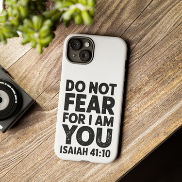 Faith Culture – Do Not Fear Isaiah 41:10 Christian Tough Phone Case iPhone 15 Plus Matte