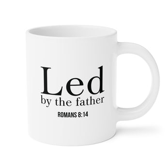 Faith Culture - Led by the Father Christian Mug - Romans 8:14 | Fatherβs Day Ceramic Mug
