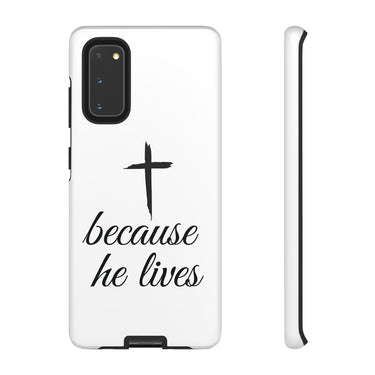 Because He Lives Tough Case Samsung Galaxy S20 Matte