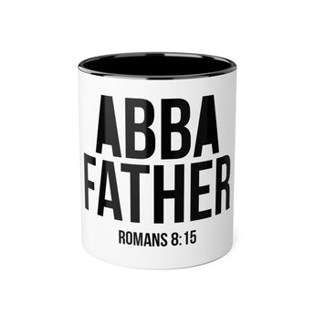Faith Culture - Abba Father Christian Father’s Day Mug - Romans 8:15 | Faith Inspired Ceramic Mug
