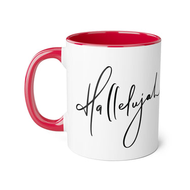 Faith Culture - Hallelujah - Christian Accent Coffee Mug, 11oz