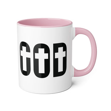 Faith Culture - GOD of the Cross - Christian Accent Coffee Mug, 11oz