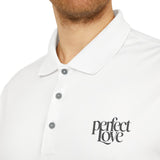 Faith Culture - Perfect Love - Christian Unisex Performance Polo by adidas®