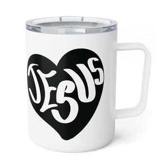 Faith Culture – Jesus Heart – Christian Coffee and Tea Mug, 10oz 10oz White