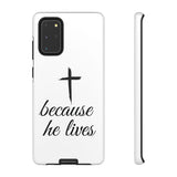 Because He Lives Tough Case Samsung Galaxy S20+ Matte