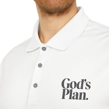 Faith Culture - God's Plan - Christian Unisex Performance Polo by adidas®