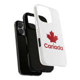 Faith Culture – Canada Maple Leaf Phone Case | Minimalist Black Leaf Case for All Phones