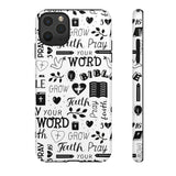 Prayer and Faith Christian Tough Phone Cases iPhone 11 Pro Max Glossy