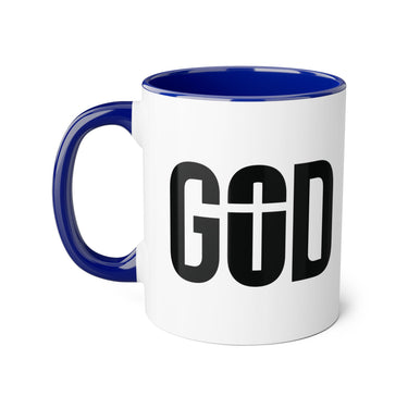 Faith Culture - GOD of the Cross - Christian Accent Coffee Mug, 11oz