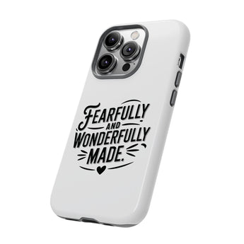 Faith Culture – Fearfully and Wonderfully Made Christian Tough Phone Case iPhone 14 Pro Glossy
