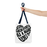 Faith Culture - Serve One Another in Love Christian Tote Bag - Galatians 5:13 Bible Verse