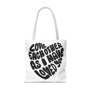 Faith Culture - Serve One Another in Love Christian Tote Bag - Galatians 5:13 Bible Verse