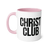 Faith Culture - Christ Club - Christian Accent Coffee Mug, 11oz