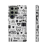 Prayer and Faith Christian Tough Phone Cases Samsung Galaxy S23 Ultra Glossy