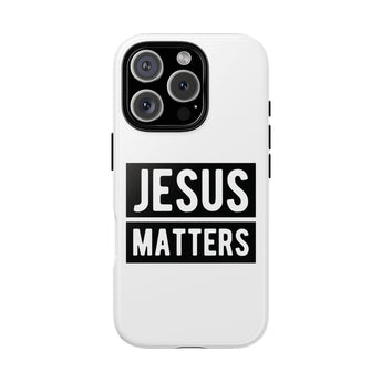 Faith Culture – Jesus Matters Christian Tough Phone Case iPhone 16 Pro Glossy