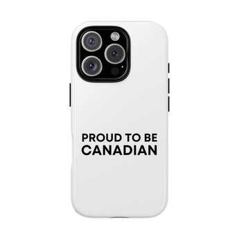 Faith Culture – Proud to Be Canadian Phone Case | Minimalist Canada Day Accessory for All Phones