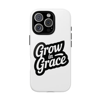 Faith Culture – Grow in Grace Christian Tough Phone Case iPhone 16 Pro Glossy