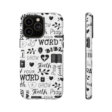 Prayer and Faith Christian Tough Phone Cases iPhone 14 Pro Max Matte