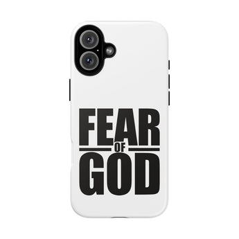 Faith Culture – Fear of God Christian Tough Phone Case iPhone 16 Plus Matte