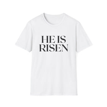 He Is Risen Minimal Christian Resurrection Tee