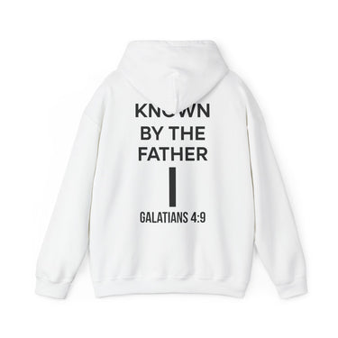 Faith Culture Known by the Father Hoodie | Galatians 4:9 Christian Father’s Day Gift