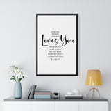 Faith Culture - John 16:27 Christian Scripture Wall Art The Father Loves You