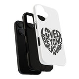 Faith Culture – Loved Beyond Measure Christian Tough Phone Case iPhone 16 Matte