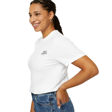 Faith Culture – Free Indeed John 8:36 Christian T-Shirt – White | Freedom in Christ Tee