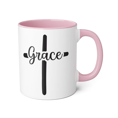 Faith Culture - Grace at the Cross - Christian Accent Coffee Mug, 11oz