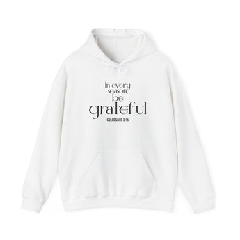 Be Grateful Christian Hoodie | Colossians 3:15 - Faith Culture