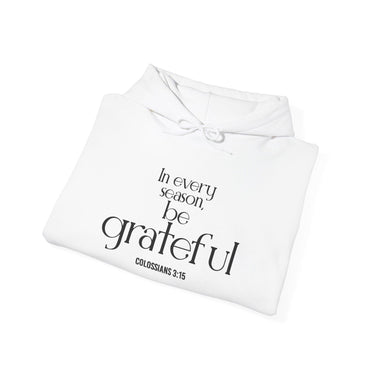 Be Grateful Christian Hoodie | Colossians 3:15 - Faith Culture