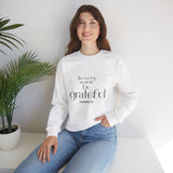 Be Grateful Christian Sweatshirt | Colossians 3:15 - Faith Culture