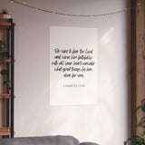 Faith Culture - 1 Samuel 12:24 Poster - Christian Wall Art - Serve Him Faithfully Decor